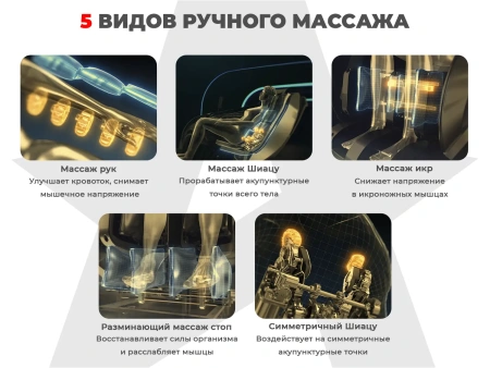 Ультра премиум массажное кресло D_Core 2 Черный Ультра премиум массажное кресло D_Core 2 Черный