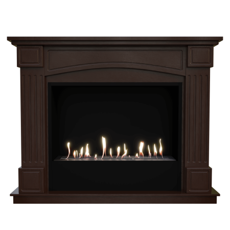 Биокамин в портале Firezo Boston Темный дуб